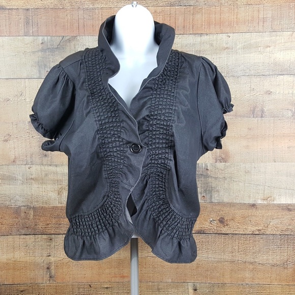 D.F.A. New York Dress Jacket Women's Size XL Gray - Picture 1 of 5
